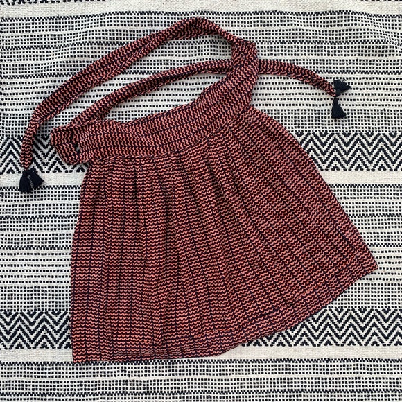 Apiece Apart Silk Tie-Up Mini Skirt size 4 - Picture 2 of 7